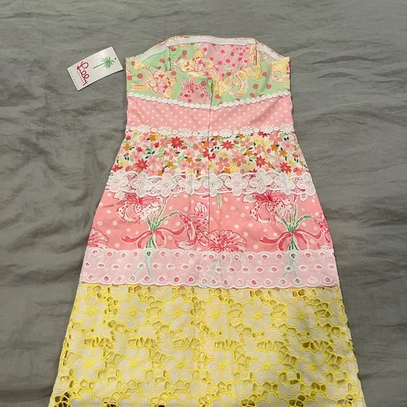Lilly Pulitzer strapless mini dress - Picture 4 of 5